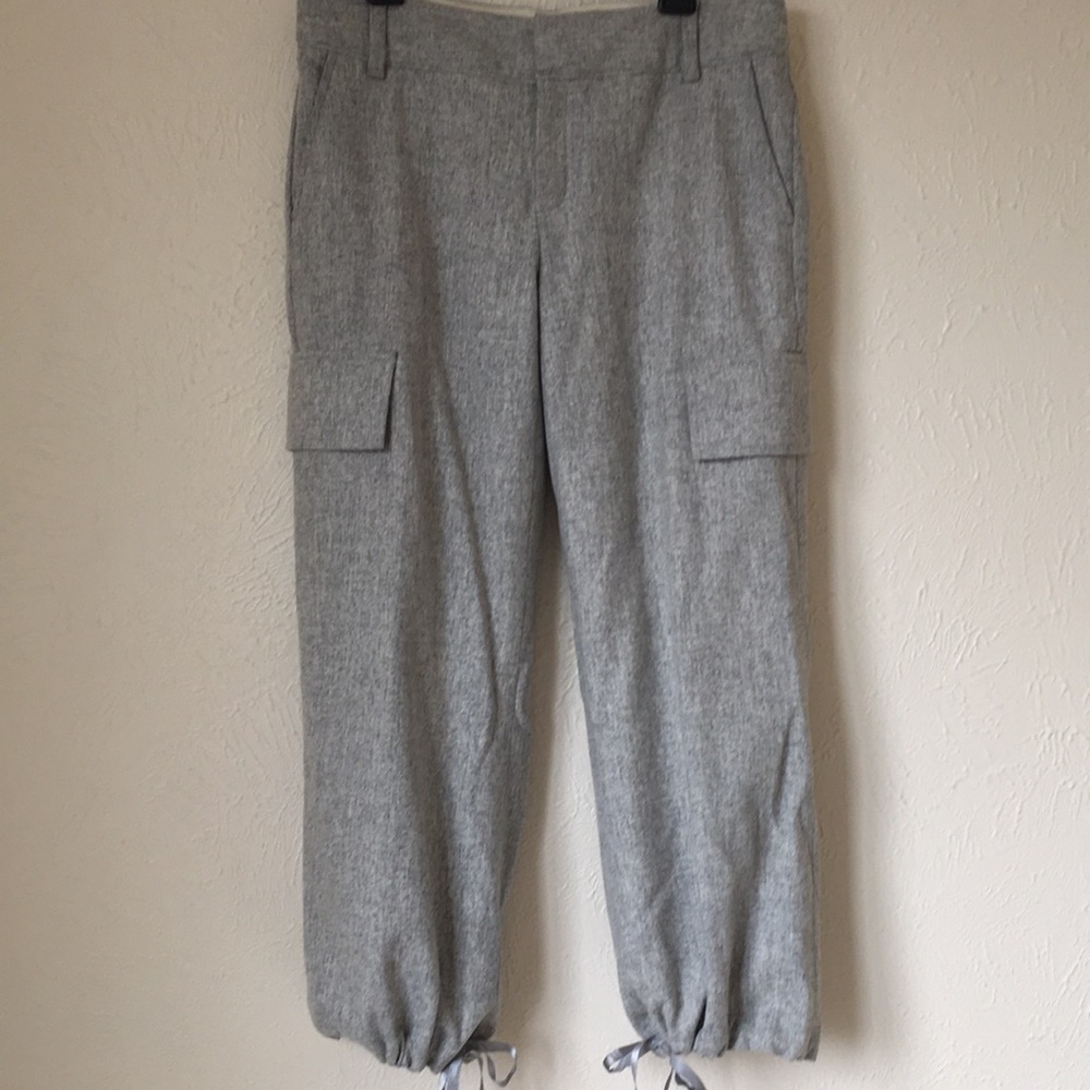 Banana Republic Martin wool blend cropped pants
